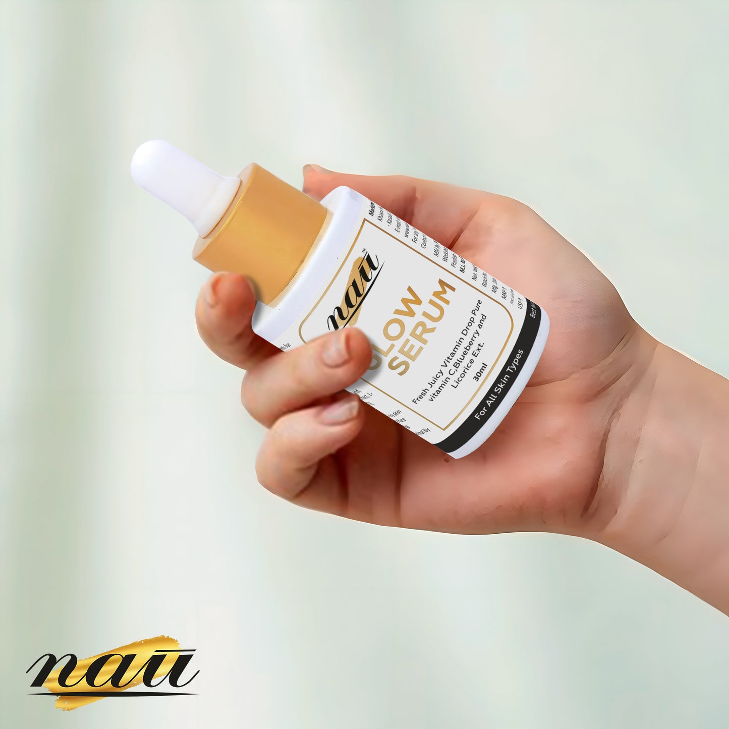 Glow Serum With Pure vitamin C, Blueberry and Licorice Ext.