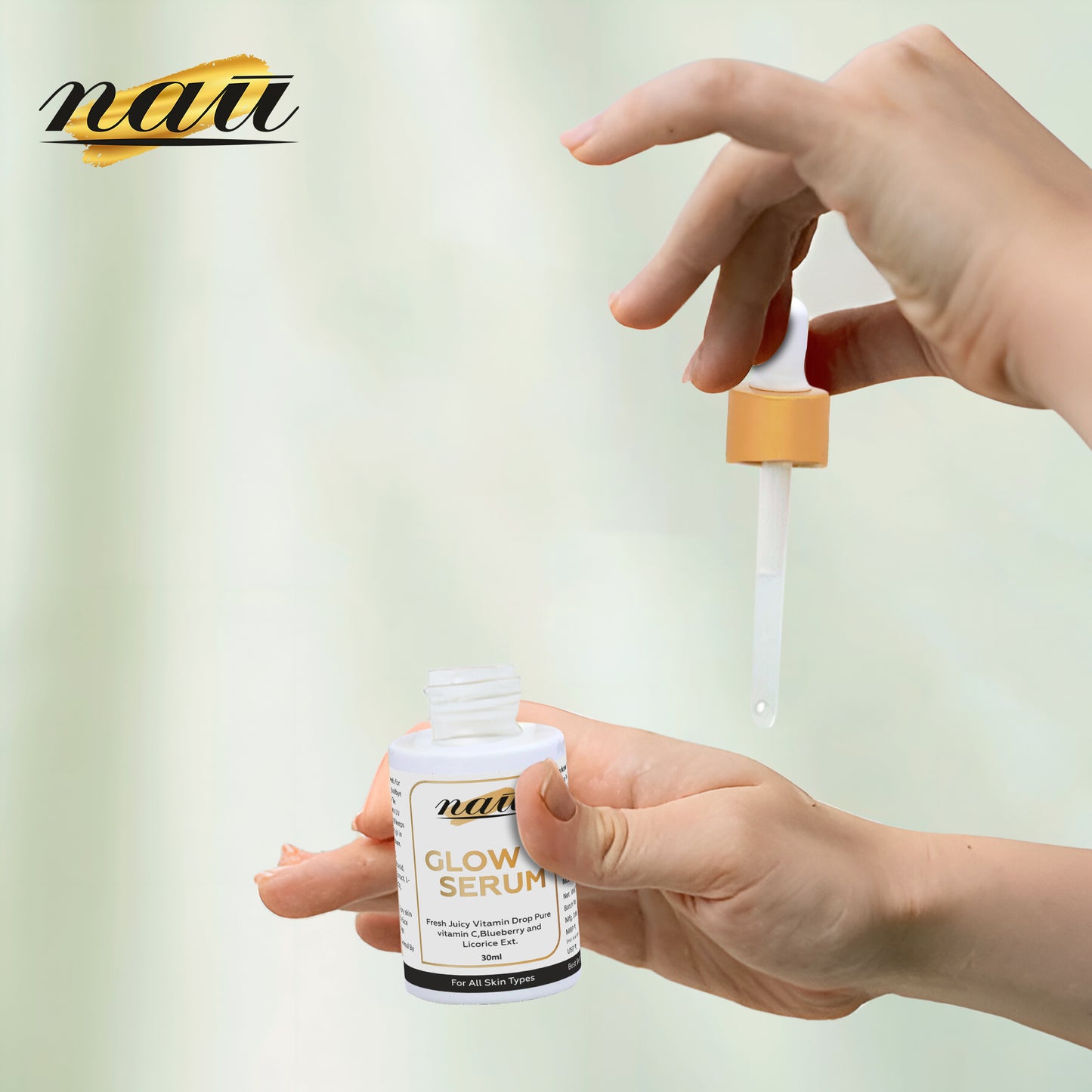 Glow Serum With Pure vitamin C, Blueberry and Licorice Ext.