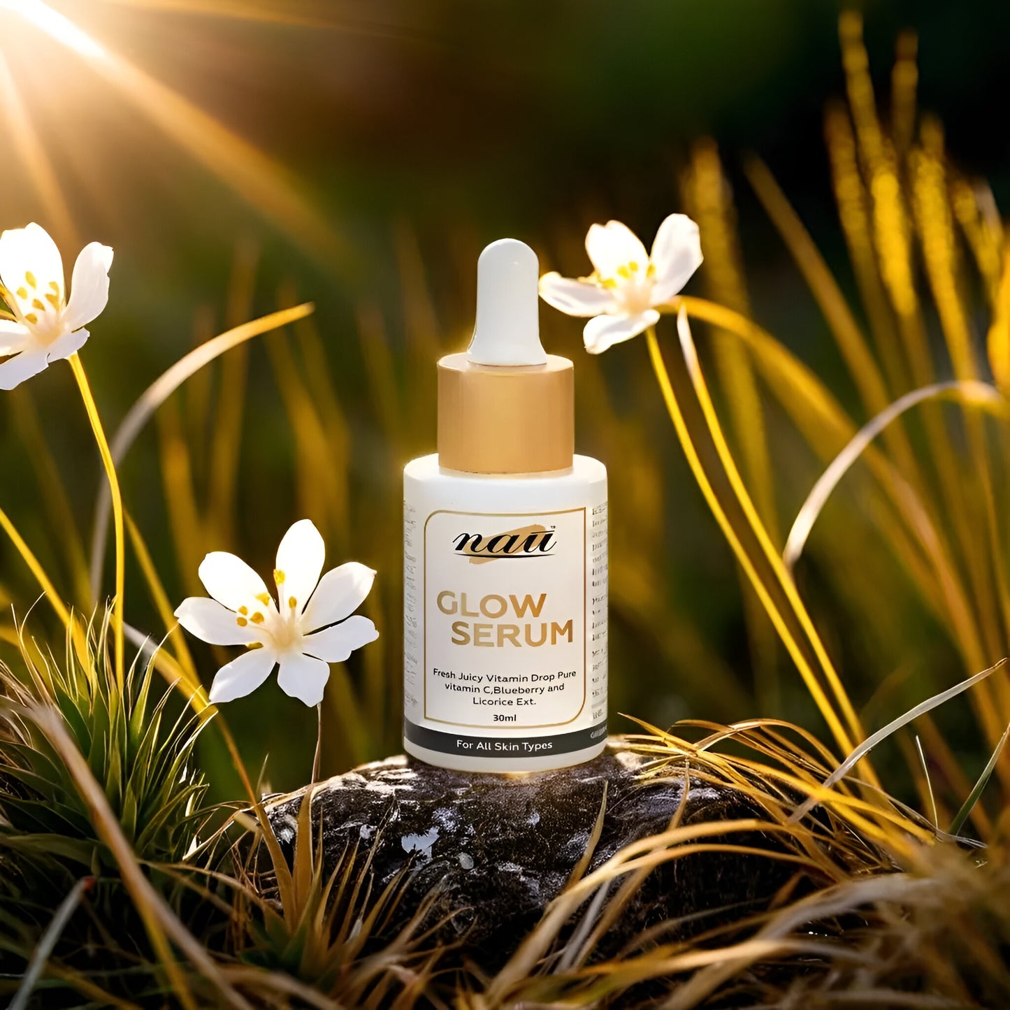 Glow Serum With Pure vitamin C, Blueberry and Licorice Ext.