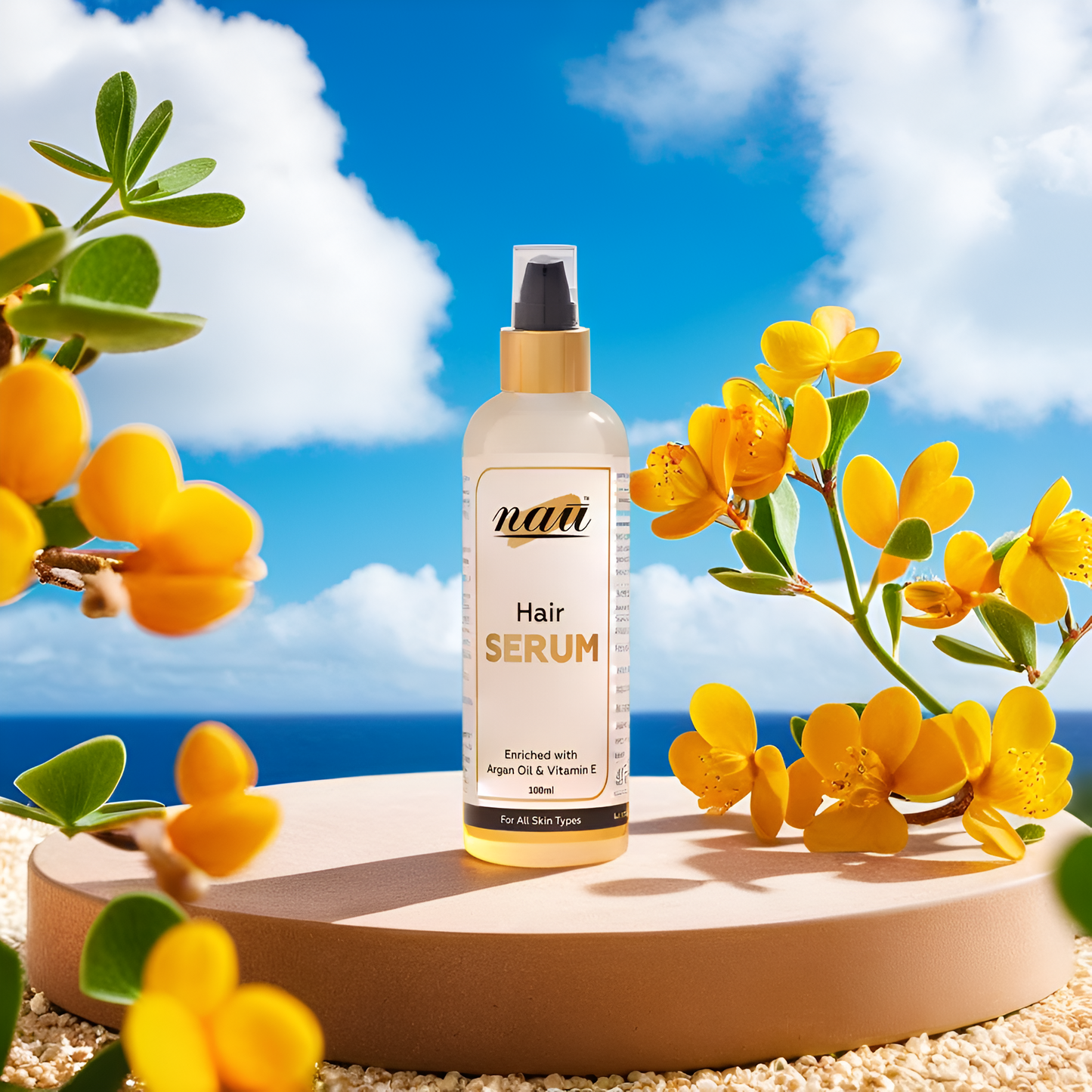 Nau Hair Serum Enriched with Argan Oil & Vitamin E