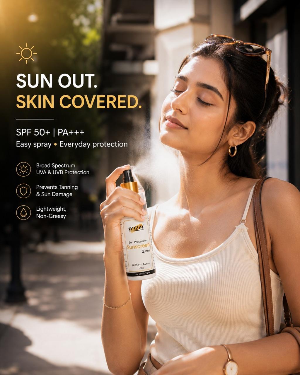 Nau Sun Protection Spray with Spf 50+++