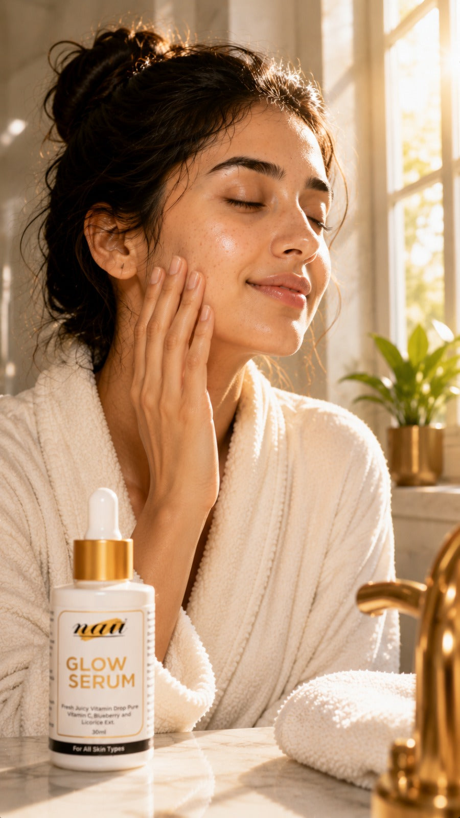 Glow Serum With Pure vitamin C, Blueberry and Licorice Ext.