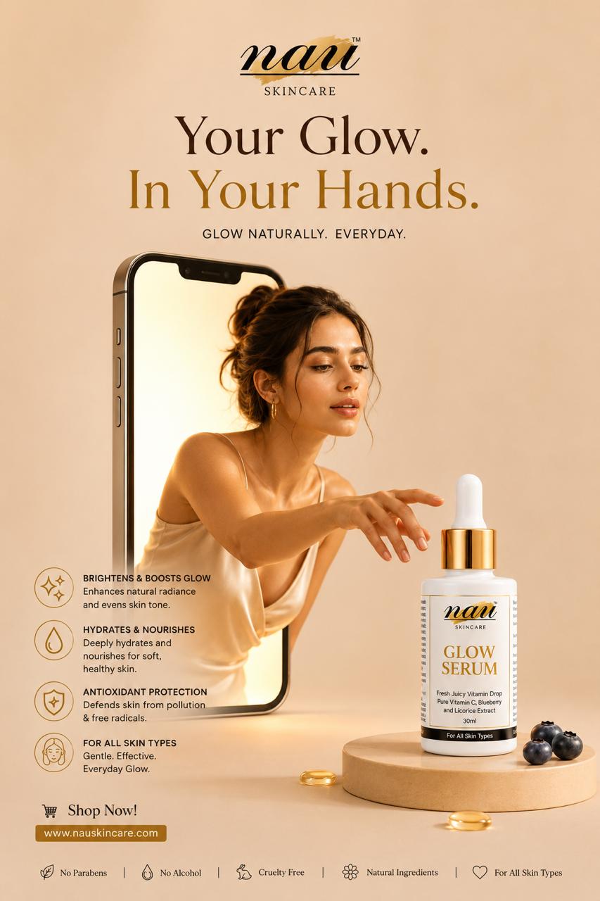 Glow Serum With Pure vitamin C, Blueberry and Licorice Ext.
