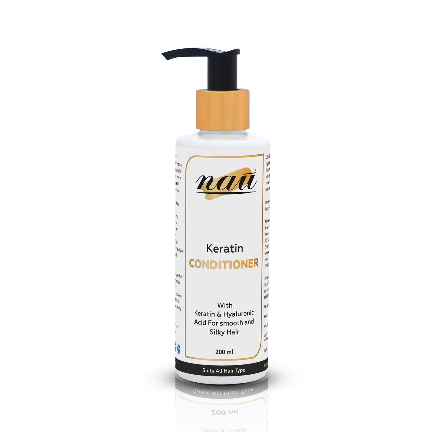 Nau Keratin Hair Conditioner (With keratin & Hyaluronic Acid) For smooth and silky Hair  (Suits All Hair Type)