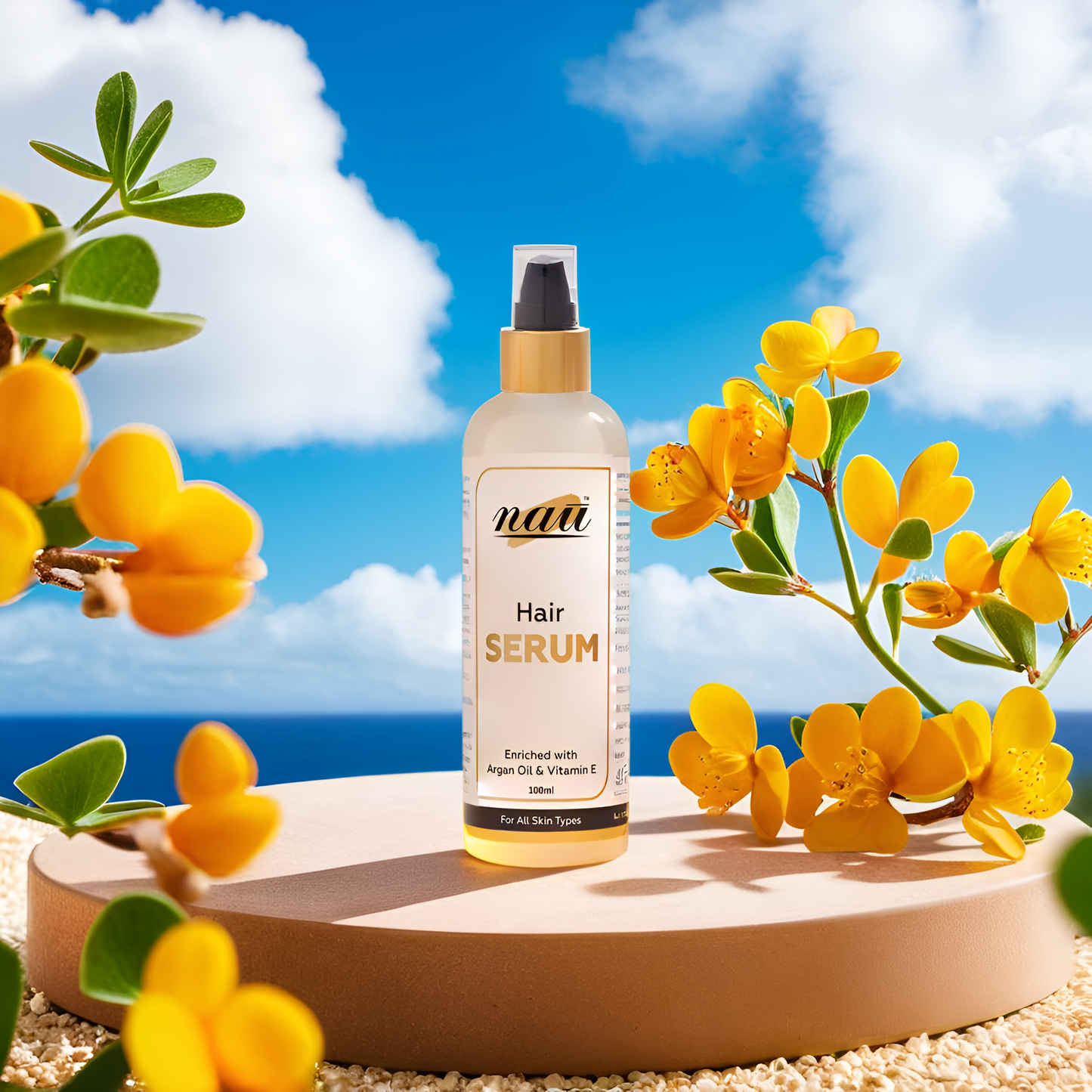 Nau Hair Serum  Enriched with Argan Oil & Vitamin E