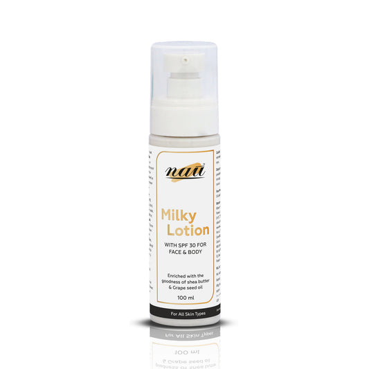 Nau Milky Lotion with spf 30